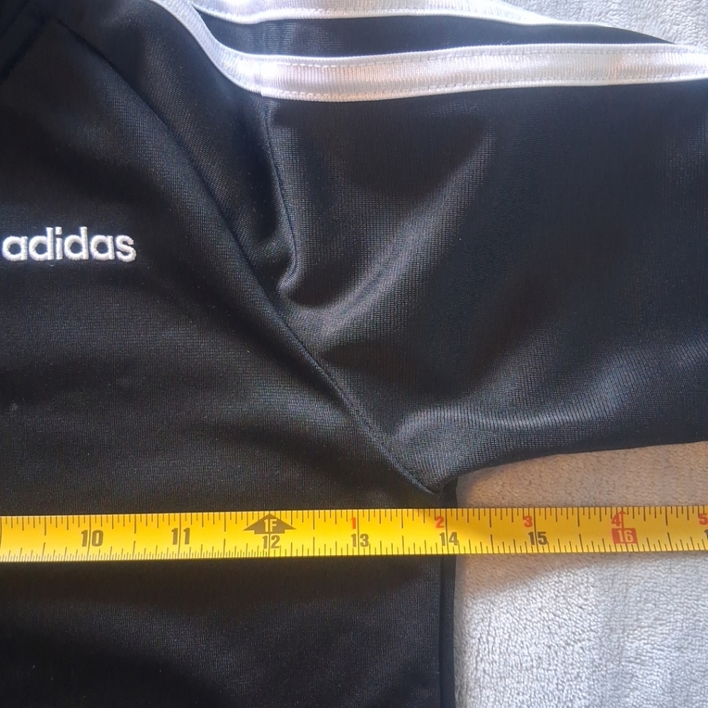 Adidas Black Kids Boys 6 Years Lightweight Jacket Pockets Classic Sporty School - Picture 10 of 13